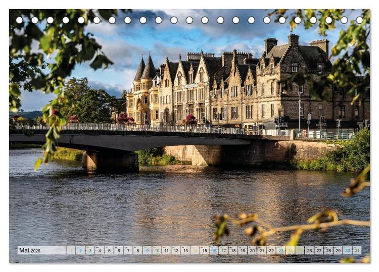 Produktbild: Mein Schottland - Architektur (Tischkalender 2026 DIN A5 quer), CALVENDO Monatskalender