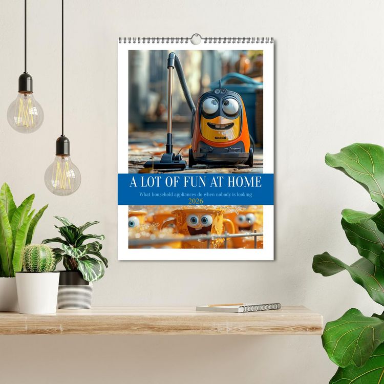 Produktbild: A Lot of Fun at home (Wall Calendar 2026 DIN A3 portrait), CALVENDO 12 Month Wall Calendar