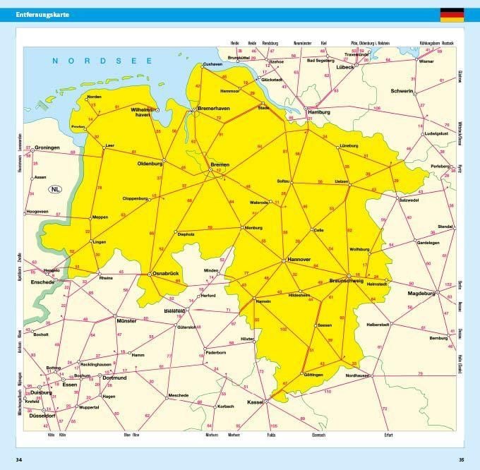 Produktbild: ADAC Bundesl&auml;nderkarte Deutschland 03 Niedersachsen, Bremen 1:300.000