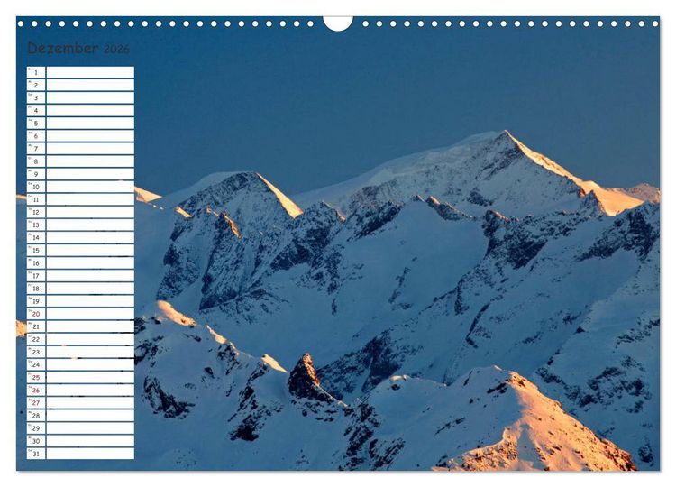 Produktbild: Der Gro&szlig;venediger 3666m (Wandkalender 2026 DIN A3 quer), CALVENDO Monatskalender