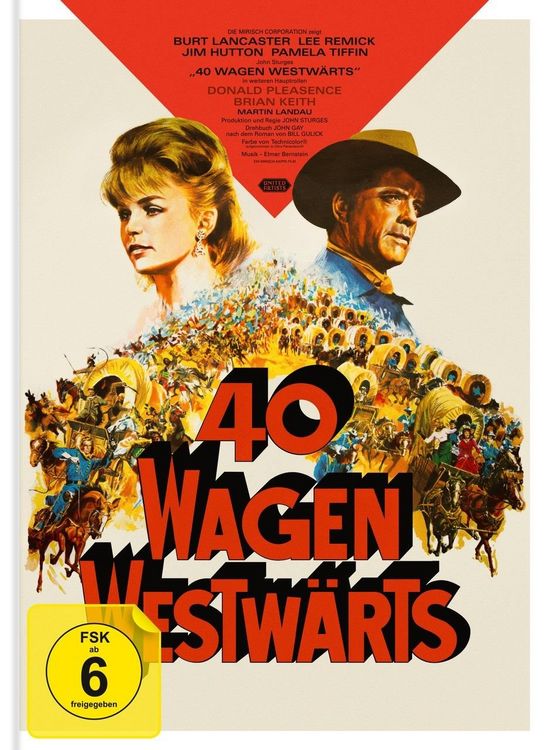 Produktbild: Vierzig Wagen westw&auml;rts - Mediabook - LImited Collector's Edition (Blu-ray+DVD)