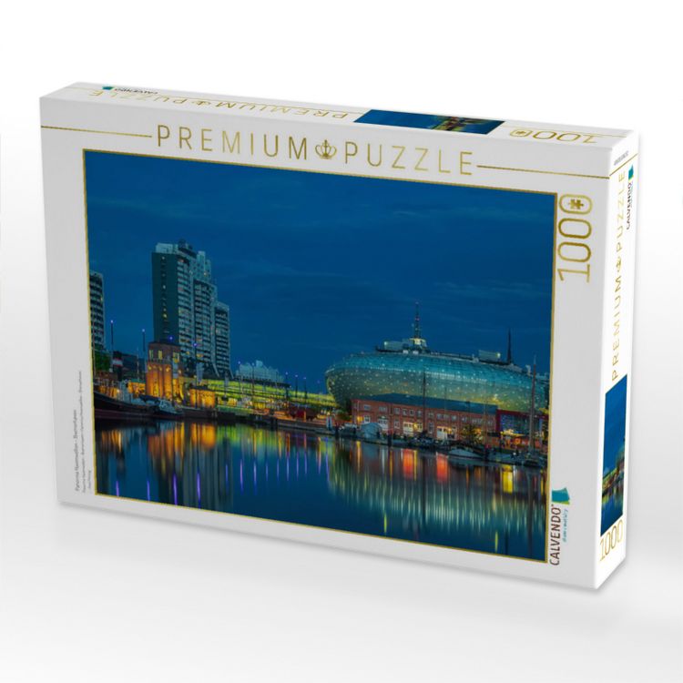Produktbild: CALVENDO Puzzle Panorma Havenwelten - Bremerhaven | 1000 Teile Lege-Gr&ouml;&szlig;e 64x48cm Foto-Puzzle f&uuml;r gl&uuml;ckliche Stunden