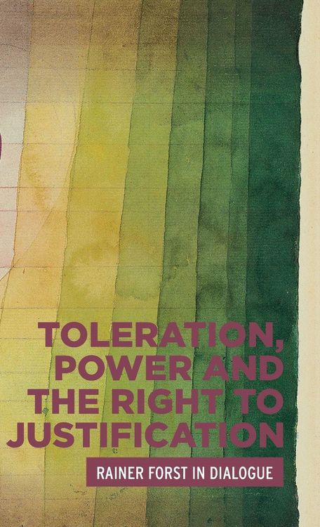 Produktbild: Toleration, power and the right to justification