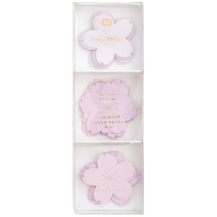 Produktbild: Papierbl&uuml;ten Mini, Sakura Sakura MIX, 90 Stk., 4,5 - 5 cm