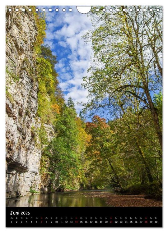 Produktbild: Urlandschaft Wutachschlucht (Wandkalender 2026 DIN A4 hoch), CALVENDO Monatskalender