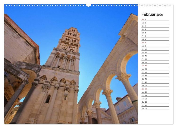 Produktbild: Split - Metropole Dalmatiens (hochwertiger Premium Wandkalender 2026 DIN A2 quer), Kunstdruck in Hochglanz