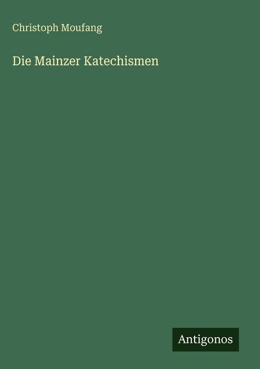 Produktbild: Die Mainzer Katechismen