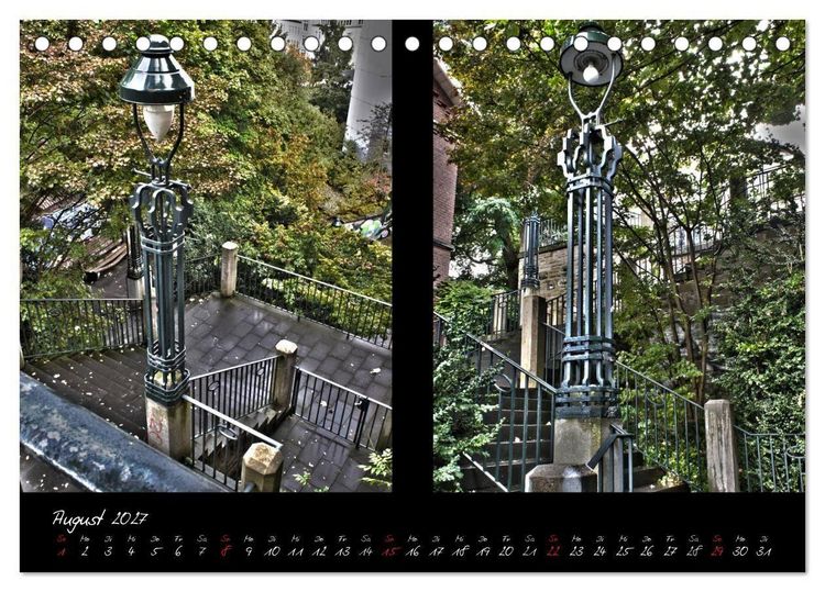 Produktbild: Wuppertal - Stadt der Schwebebahn in HDR (Tischkalender 2027 DIN A5 quer), CALVENDO Monatskalender