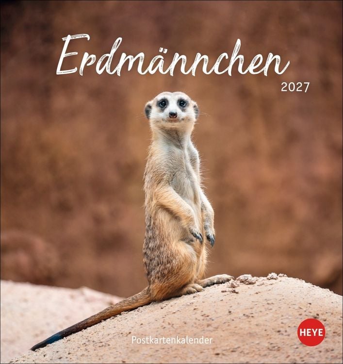 Produktbild: Erdm&auml;nnchen Postkartenkalender 2027
