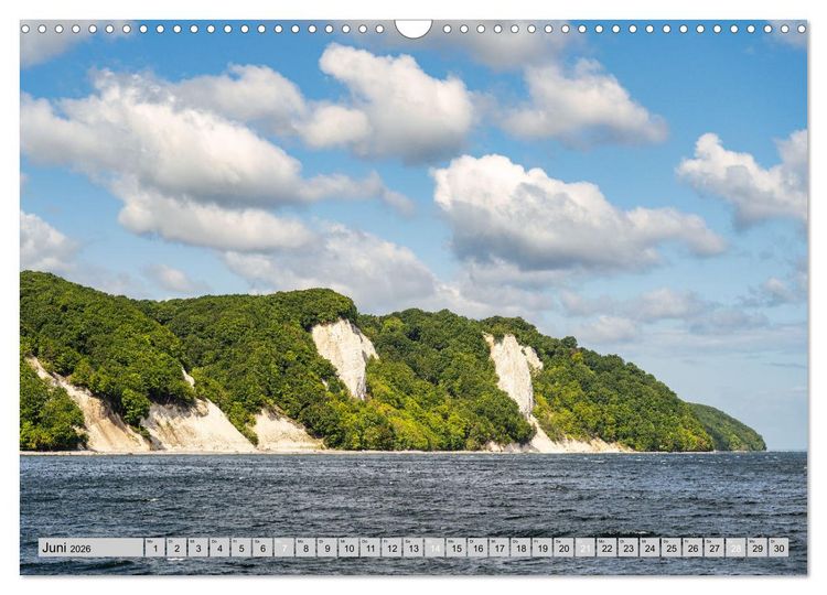 Produktbild: Wundersch&ouml;ne Ostsee R&uuml;gen und Usedom (Wandkalender 2026 DIN A3 quer), CALVENDO Monatskalender