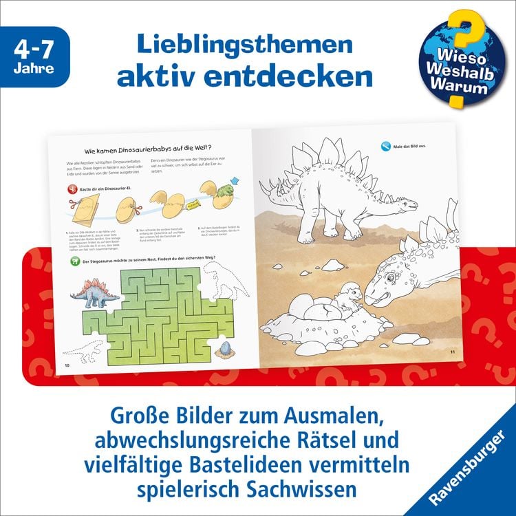 Wieso? Weshalb? Warum? aktiv-Heft - Dinosaurier