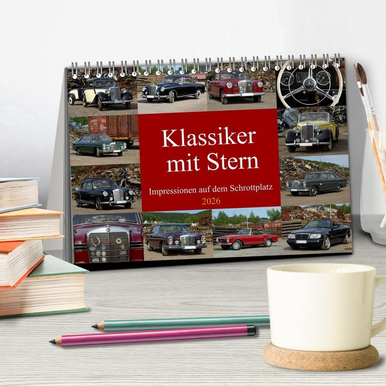 Produktbild: Klassiker mit Stern (Tischkalender 2026 DIN A5 quer), CALVENDO Monatskalender