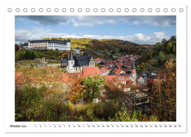 Produktbild: Stolberg im Harz (Tischkalender 2026 DIN A5 quer), CALVENDO Monatskalender
