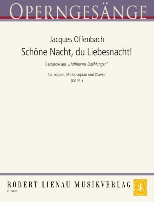 Produktbild: Sch&ouml;ne Nacht, du Liebesnacht!, Sopran, Mezzo-Sopran und Klavier