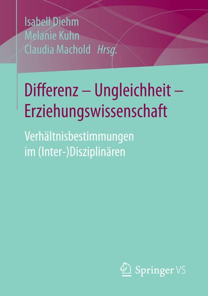 Produktbild: Differenz - Ungleichheit - Erziehungswissenschaft