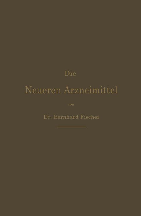 Produktbild: Die Neueren Arzneimittel