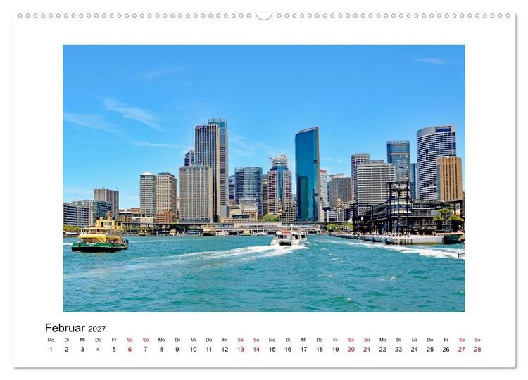 Produktbild: Sydney - beeindruckende Metropole (Wandkalender 2027 DIN A2 quer), CALVENDO Monatskalender
