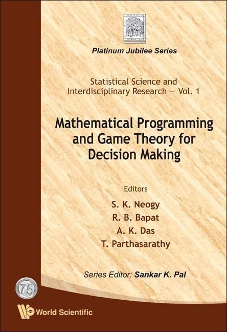Produktbild: Mathematical Programming and Game Theory for Decision Making