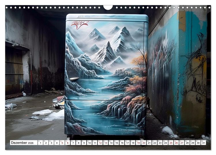 Produktbild: Street Art Graffiti (Wandkalender 2026 DIN A3 quer), CALVENDO Monatskalender