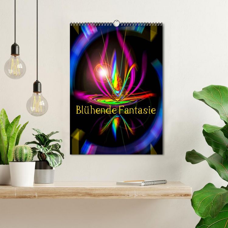 Produktbild: Bl&uuml;hende Fantasie - Digitalkunst (Wandkalender 2026 DIN A3 hoch), CALVENDO Monatskalender