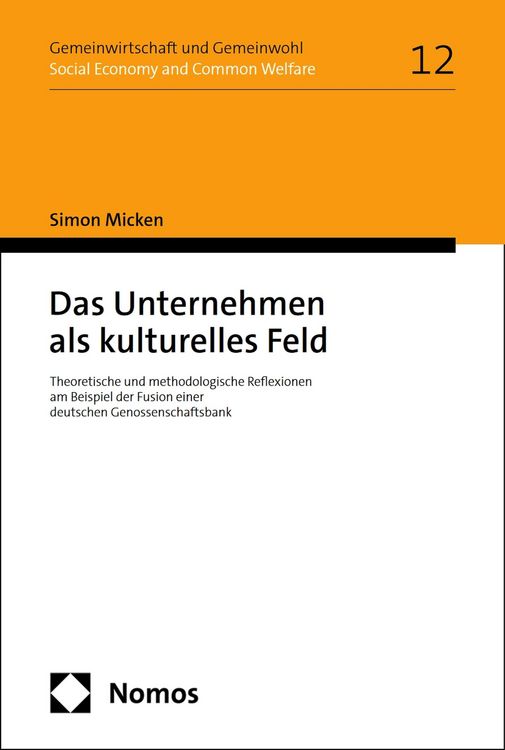 Produktbild: Das Unternehmen als kulturelles Feld