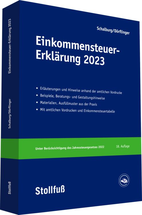 Produktbild: Einkommensteuer-Erkl&auml;rung 2023