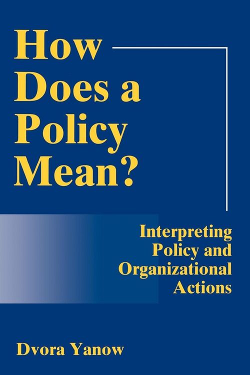 Produktbild: How Does A Policy Mean?