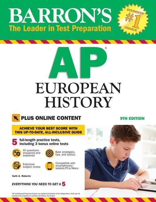 Produktbild: Roberts, S: Barron's AP European History with Online Tests