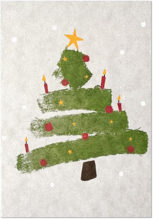 Produktbild: KEITCARDS Weihnachtskarten - handgezeichnete Postkarten, 6er Set