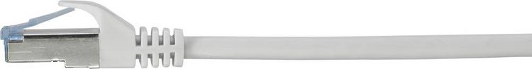 Produktbild: Renkforce RF-5043946 RJ45 Patchkabel CAT 6a S/FTP 15.00m Grau Flammwidrig 1St.