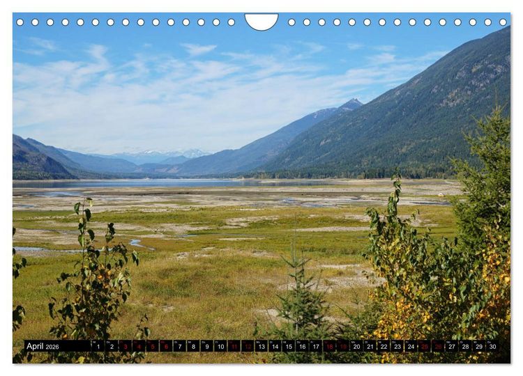 Produktbild: Kanadas British Columbia - Herbstzeit (Wandkalender 2026 DIN A4 quer), CALVENDO Monatskalender