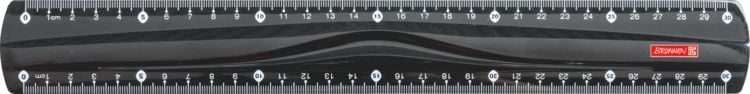 Produktbild: Brunnen Lineal 30cm onyx
