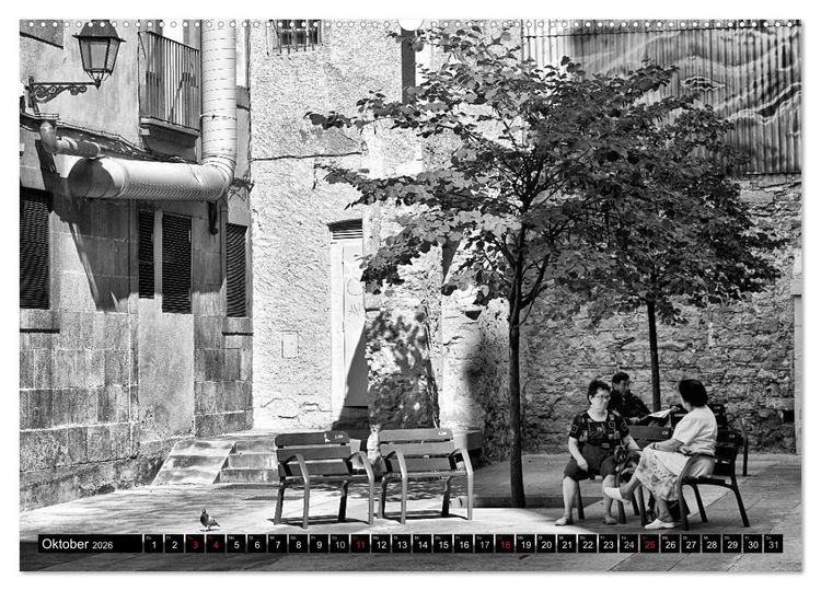 Produktbild: Streetlife Barcelona (Wandkalender 2026 DIN A2 quer), CALVENDO Monatskalender