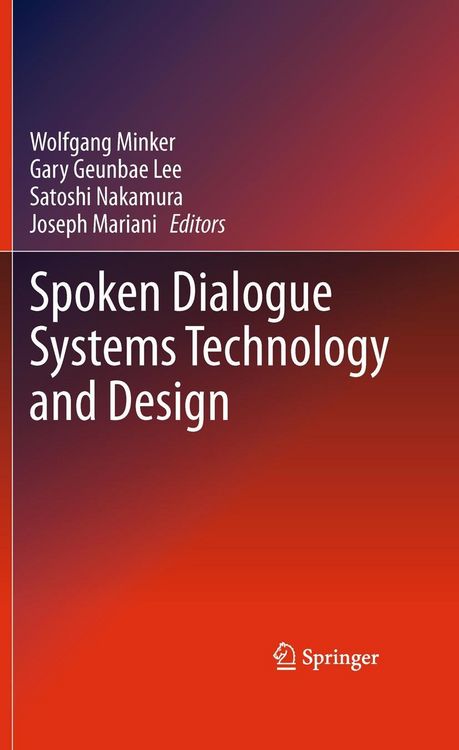 Produktbild: Spoken Dialogue Systems Technology and Design