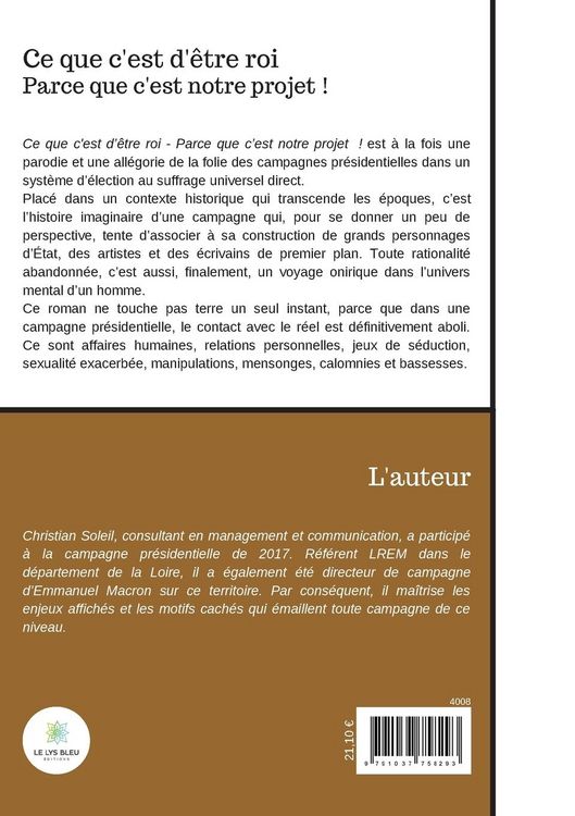 Produktbild: Ce que c'est d'&ecirc;tre roi