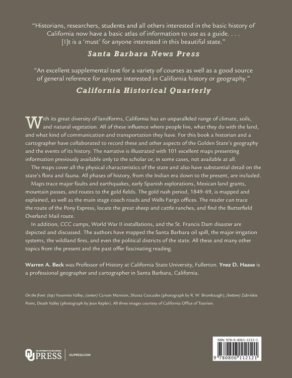Produktbild: Historical Atlas of California,