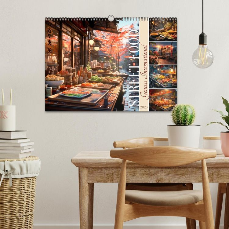 Produktbild: STREET FOOD Genuss International (Wandkalender 2026 DIN A3 quer), CALVENDO Monatskalender