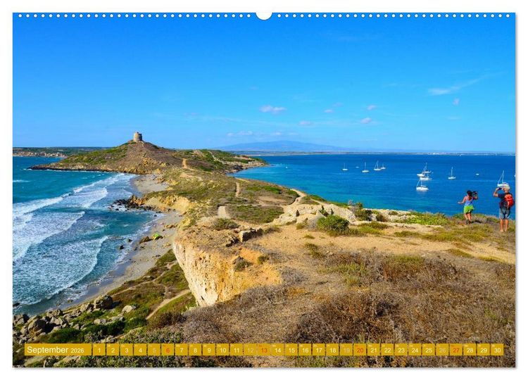 Produktbild: Sardiniens magische K&uuml;sten (hochwertiger Premium Wandkalender 2026 DIN A2 quer), Kunstdruck in Hochglanz