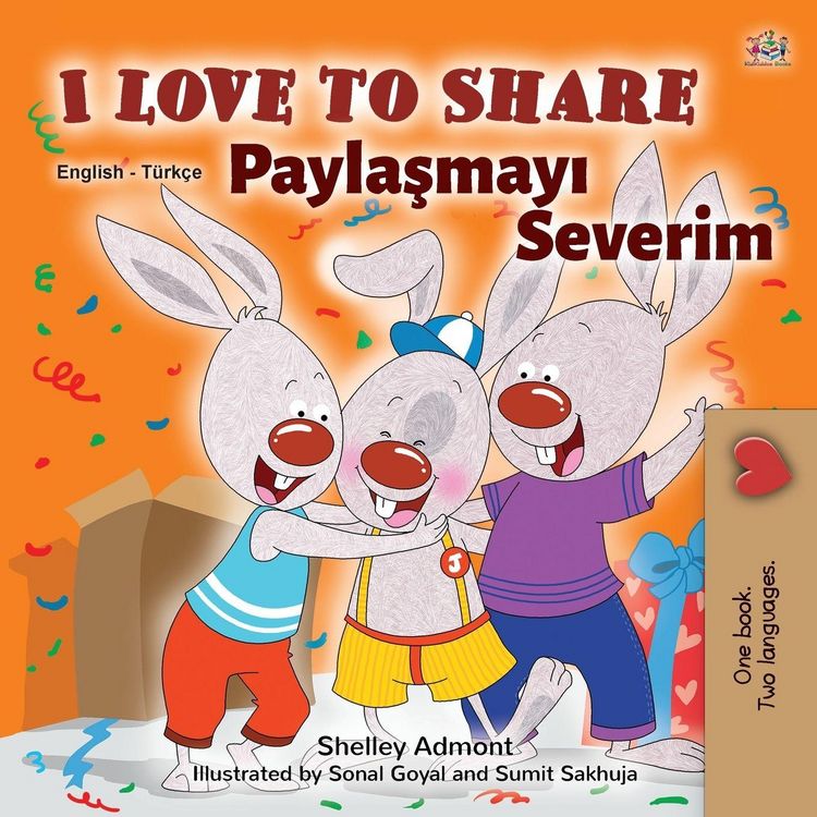 Produktbild: I Love to Share (English Turkish Bilingual Book for Kids)