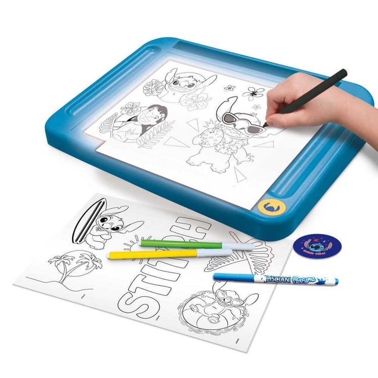 Produktbild: STITCH Zeichen Schule mit Licht