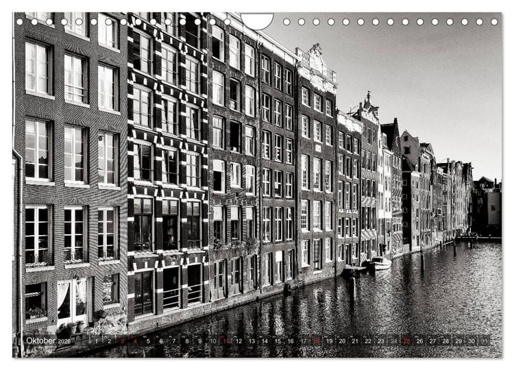 Produktbild: Ein Blick auf Amsterdam (Wandkalender 2026 DIN A4 quer), CALVENDO Monatskalender