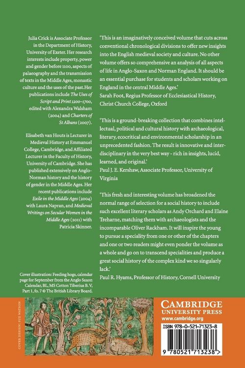 Produktbild: A Social History of England, 900-1200