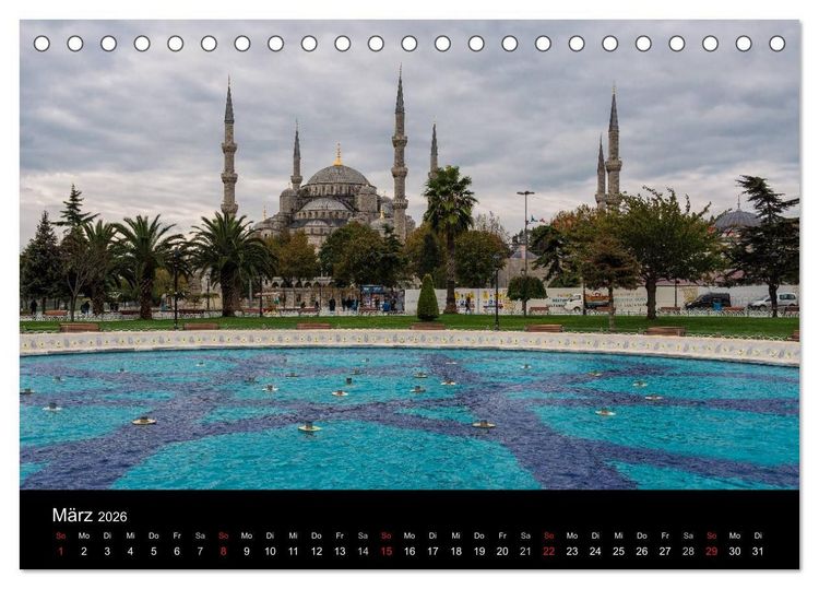 Produktbild: Istanbul (Tischkalender 2026 DIN A5 quer), CALVENDO Monatskalender
