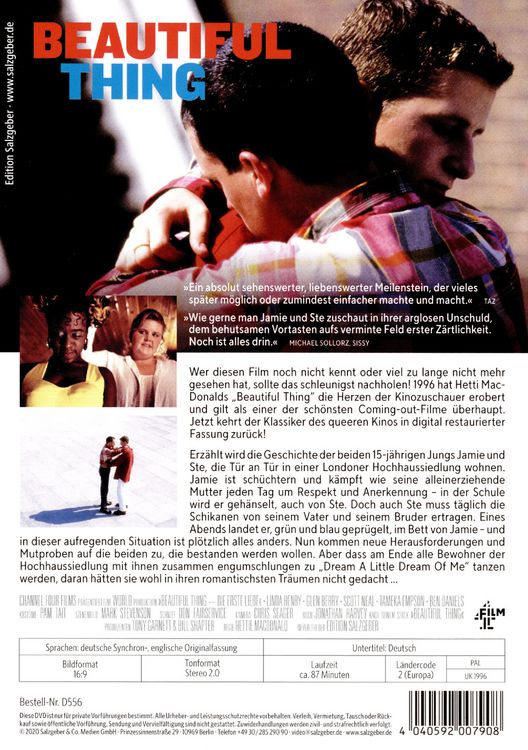 Produktbild: Beautiful Thing (digital restaurierte Fassung)