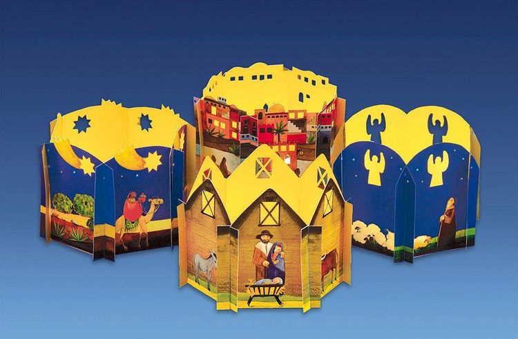 Produktbild: Adventslicht - to go. Ein Adventskalender aus 24 vorgestanzten Teilen