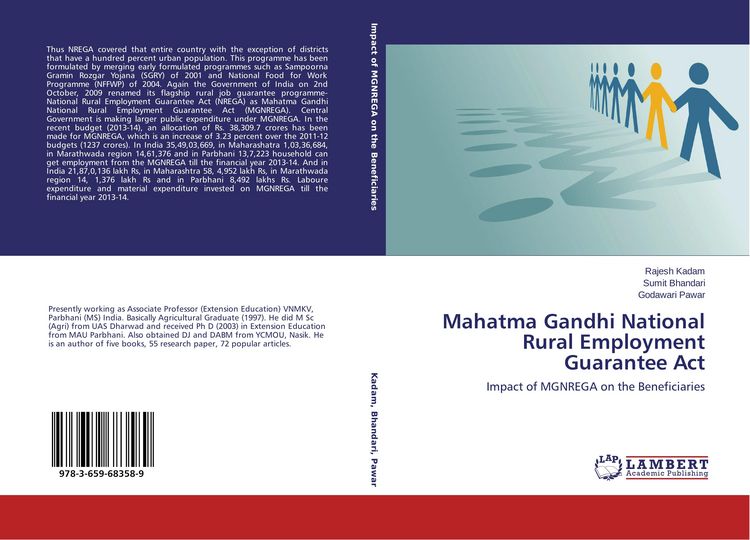 Produktbild: Mahatma Gandhi National Rural Employment Guarantee Act