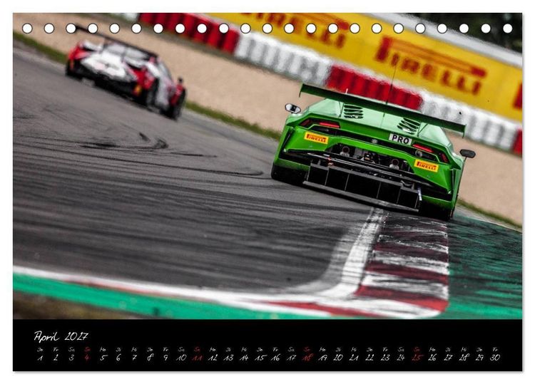 Produktbild: EMOTIONS ON THE GRID - Blancpain Endurance Series N&uuml;rburgring (Tischkalender 2027 DIN A5 quer), CALVENDO Monatskalender