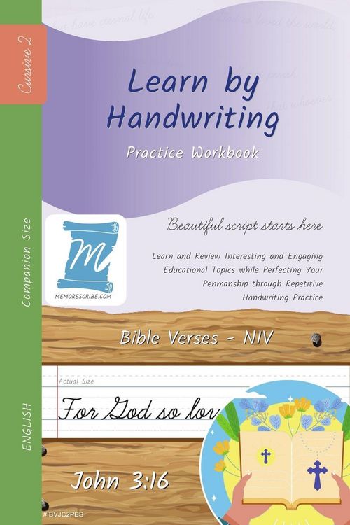 Produktbild: Handwriting Practice Workbook - Bible Verses - John 3