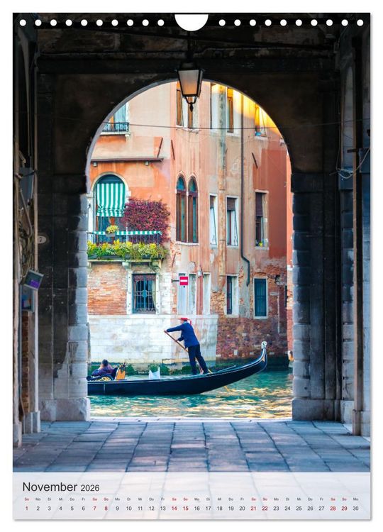 Produktbild: Venezia - La Serenissima repubblica (Wandkalender 2026 DIN A4 hoch), CALVENDO Monatskalender
