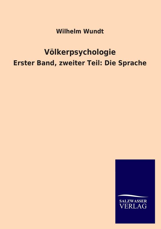 Produktbild: V&ouml;lkerpsychologie